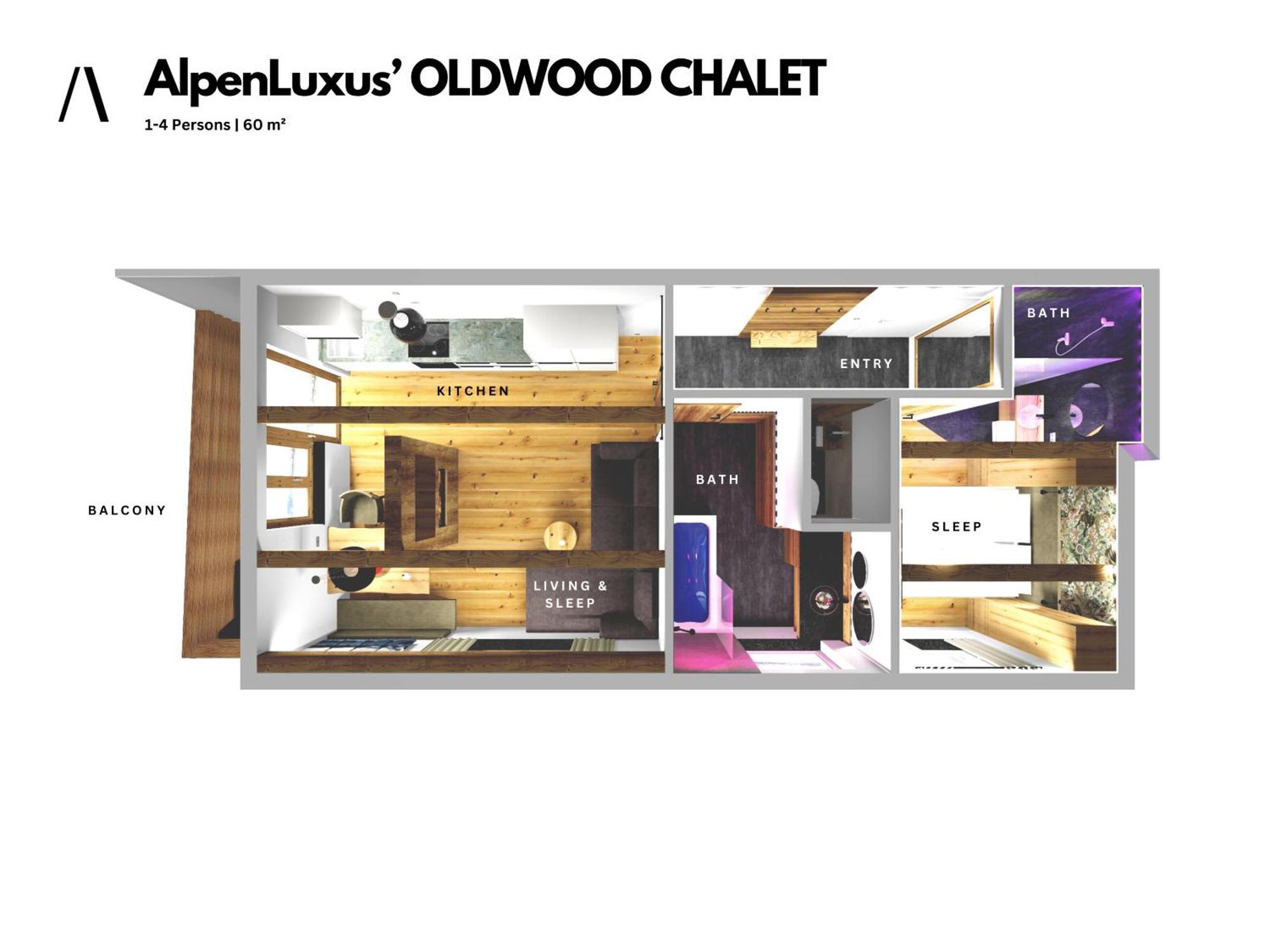 Oldwood Chalet - Balcony & Car Park By Alpenluxus Appartements ฟือเกน ภายนอก รูปภาพ